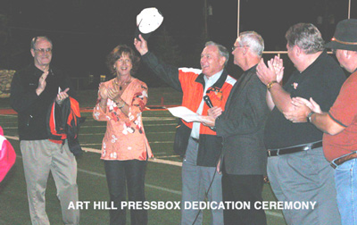 Press Box Dedication